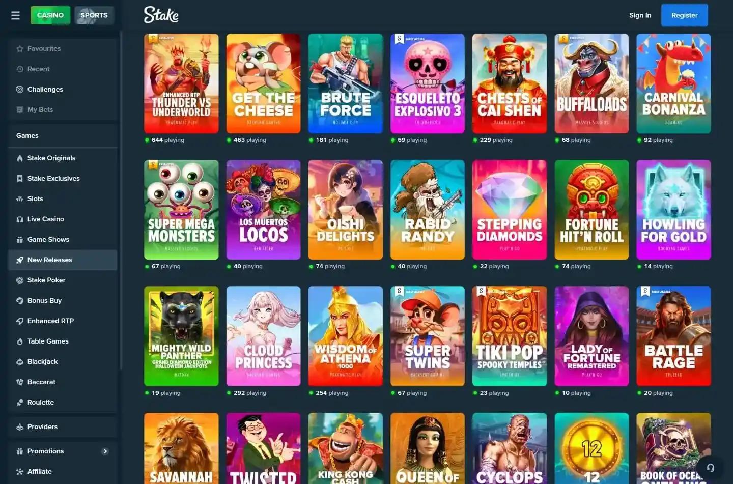 Stake Casino screenshot 5 Stake Casino screenshot 5