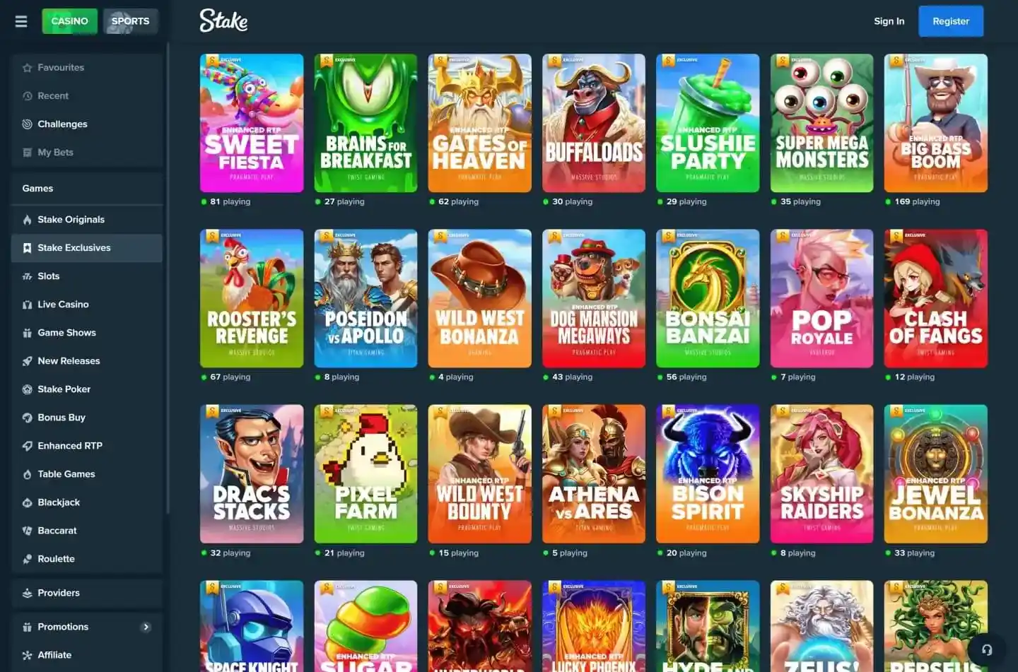 Stake Casino screenshot 6 Stake Casino screenshot 6