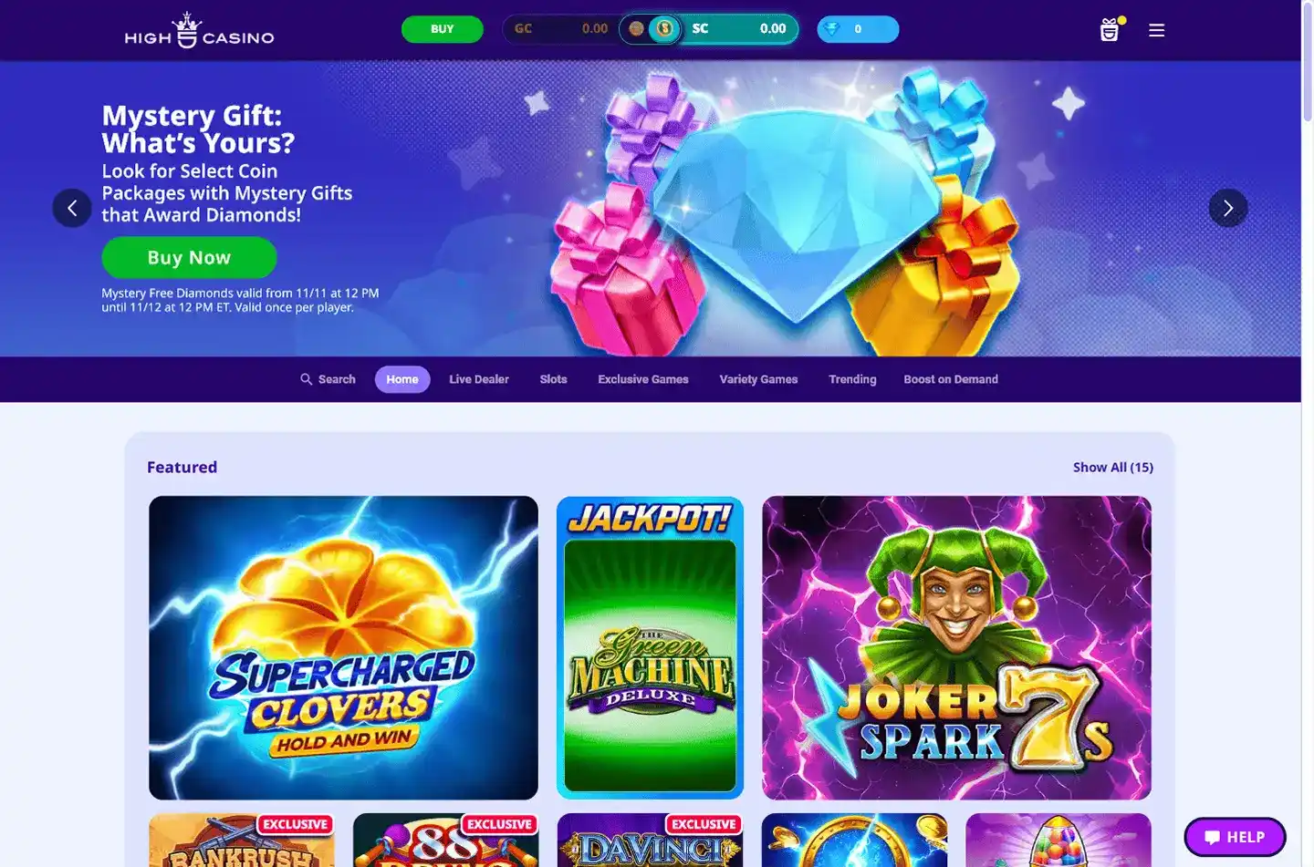 High 5 Casino screenshot 3 High 5 Casino screenshot 3