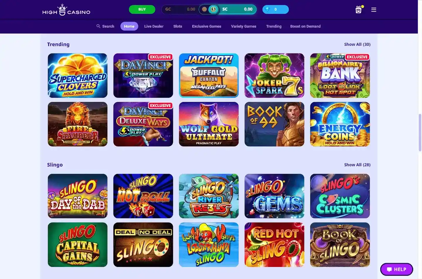 High 5 Casino screenshot 4 High 5 Casino screenshot 4
