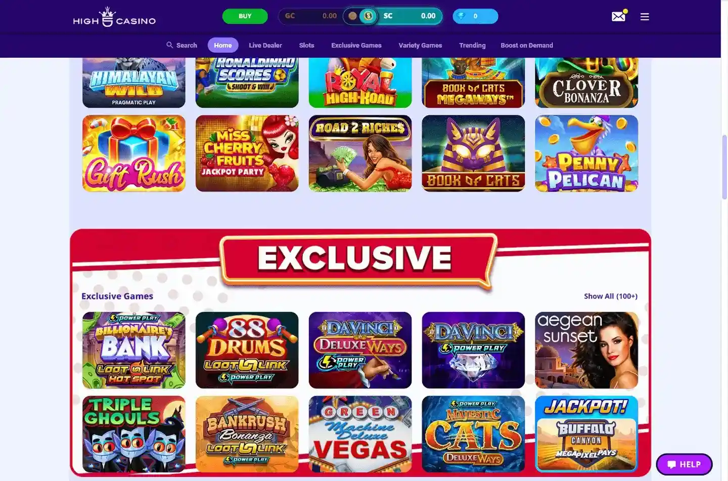 High 5 Casino screenshot 6 High 5 Casino screenshot 6