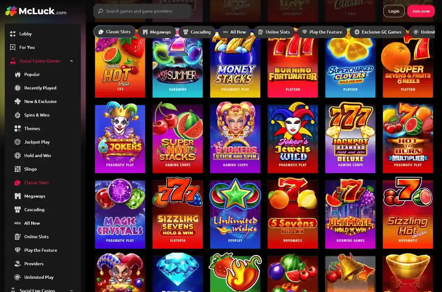 McLuck Casino screenshot 2 McLuck Casino screenshot 2