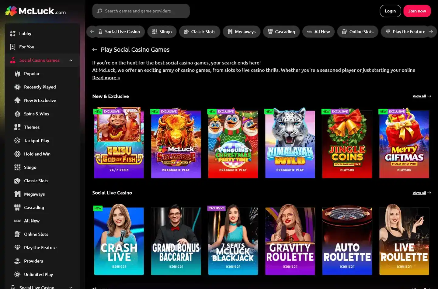 McLuck Casino screenshot 5 McLuck Casino screenshot 5