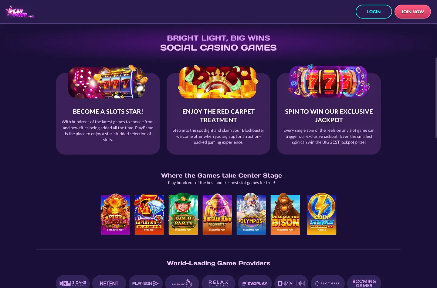PlayFame Casino screenshot 2 PlayFame Casino screenshot 2