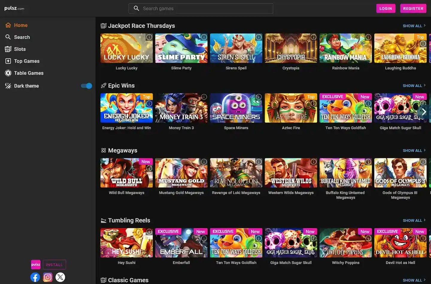 Pulsz Casino screenshot 5 Pulsz Casino screenshot 5