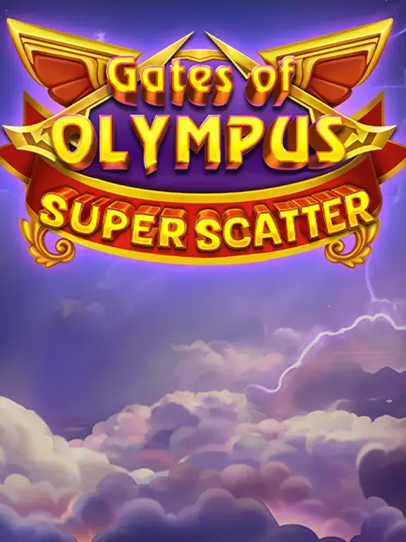 Gates of Olympus Super Scatter game banner image Gates of Olympus Super Scatter game banner image